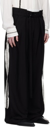 Ann Demeulemeester Black Finn High-Comfort Trousers