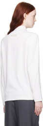 ZEGNA White Cashco Sweater