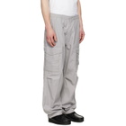 Stone Island Gray 3100017 All-Weather Cotton Canvas_S.I. Ghost Cargo Pants