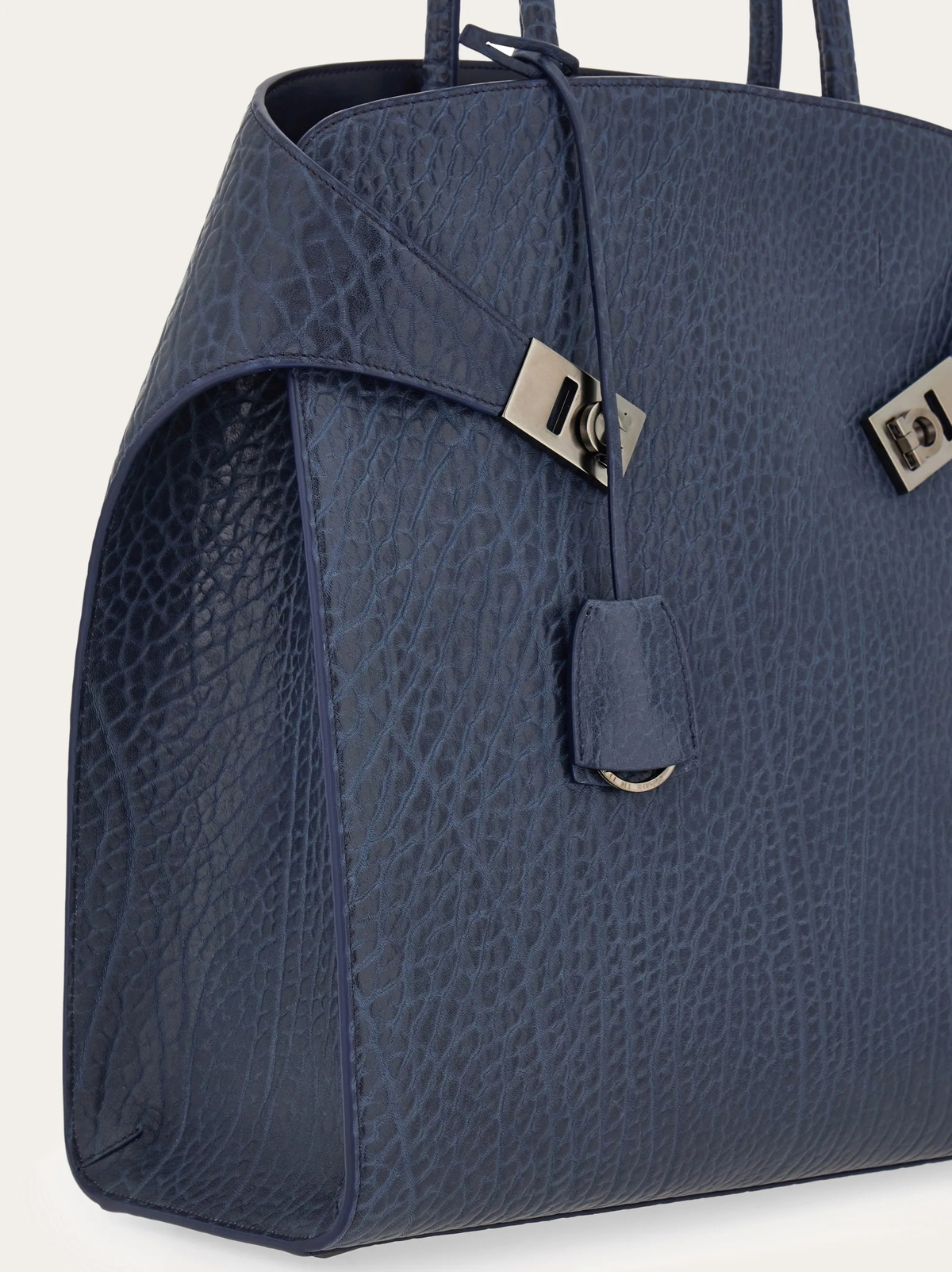 Ferragamo Mens Hug tote bag in Blue