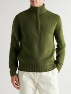 Loro Piana - Grafton Cashmere Half-Zip Sweater - Green