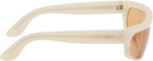 RETROSUPERFUTURE Beige Zam Sunglasses