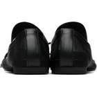 MM6 Maison Margiela Black Anatomic Numeric Ballerina Flats
