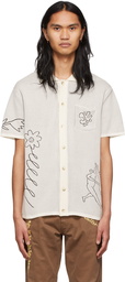 Carne Bollente Off-White Upside Down Shirt