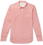 Mr P. - Mélange Linen Shirt - Pink