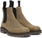 Common Projects Brown Winter Chelsea Boots