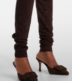 Stouls Carolyn mid-rise suede leggings