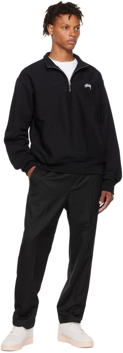 Black cotton sweatshirt