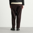 Universal Works Men's Twill Pleated Track Pant in Brown