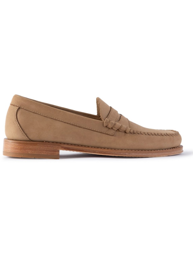 Photo: G.H. Bass & Co. - Weejun Nubuck Penny Loafers - Neutrals