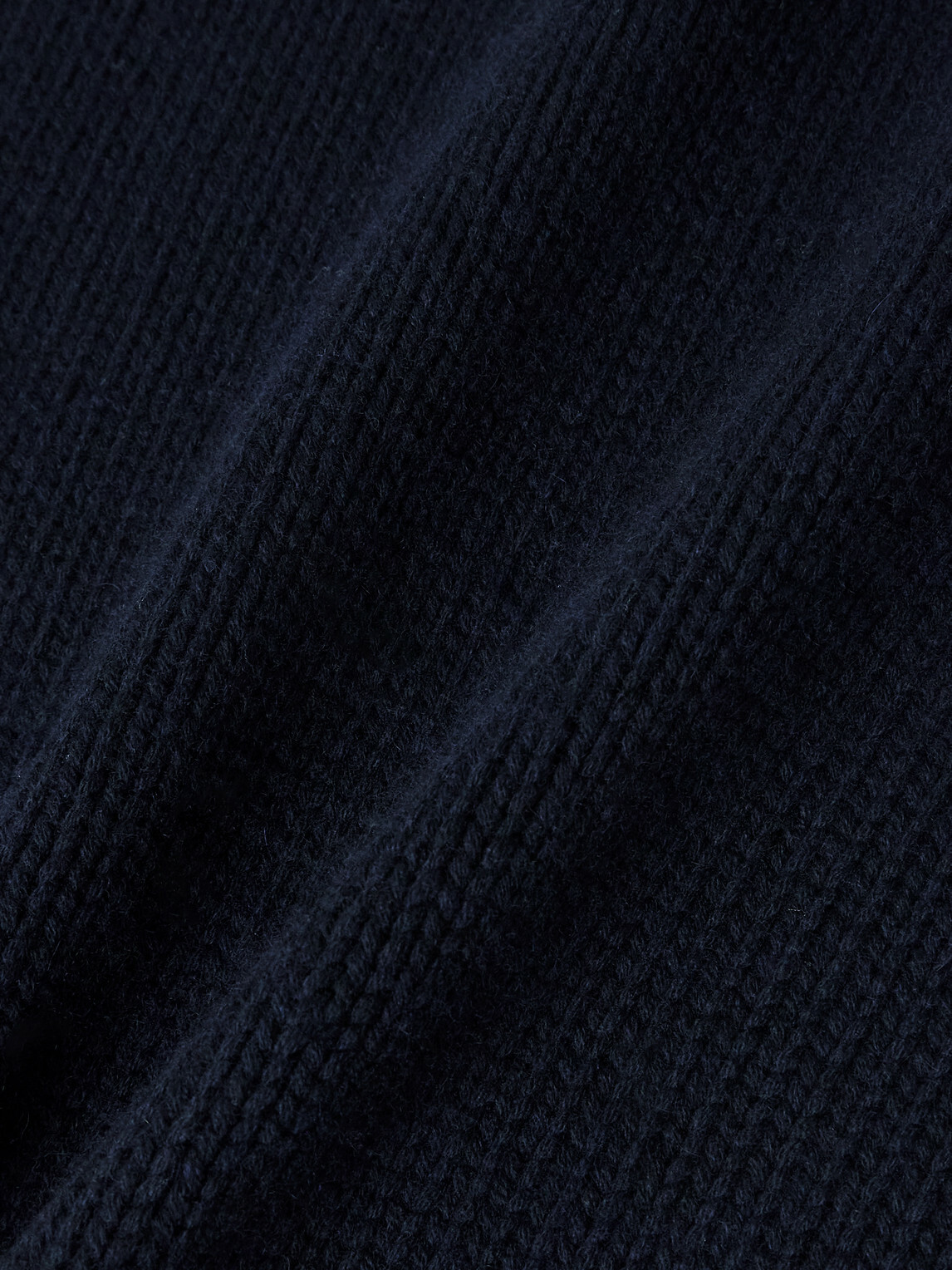 Allude - Shawl-Collar Virgin Wool and Cashmere-Blend Sweater - Blue