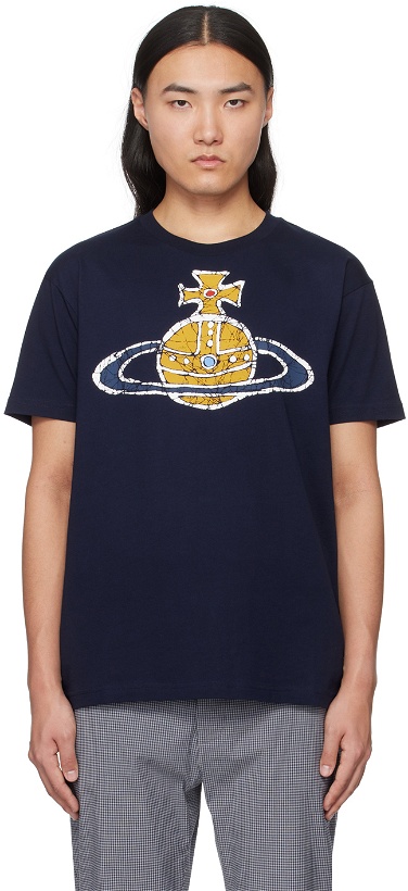 Photo: Vivienne Westwood Navy Time Machine T-Shirt