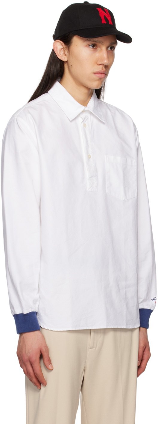 Noah White Pullover Shirt Noah NYC