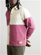 Abc. 123. - Colour-Block Cotton-Jersey Polo Shirt - Pink