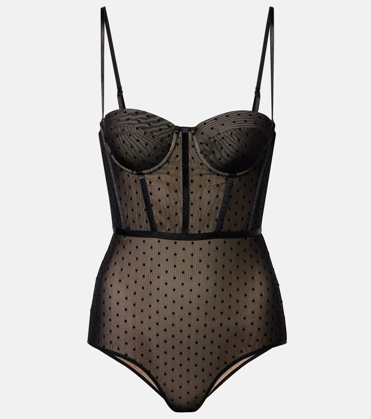 Zimmermann Dot mesh bodysuit