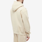 Jacquemus Men's Classic Logo Popover Hoody in Light Beige