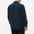 Wood Wood Men's Avenir Check Shirt in Navy