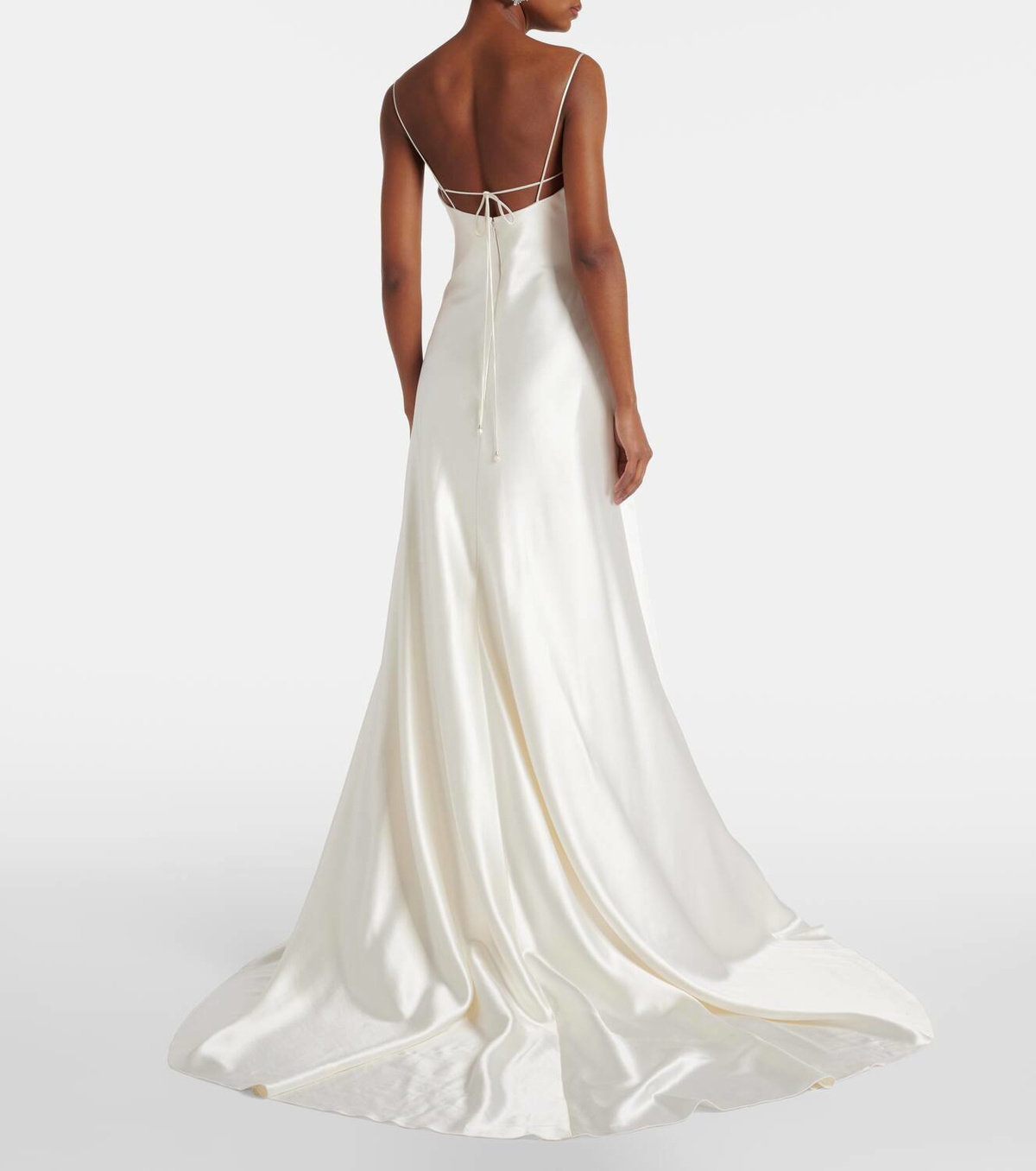 Danielle Frankel Bridal Kaia wool and silk satin gown
