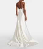 Danielle Frankel Bridal Kaia wool and silk satin gown