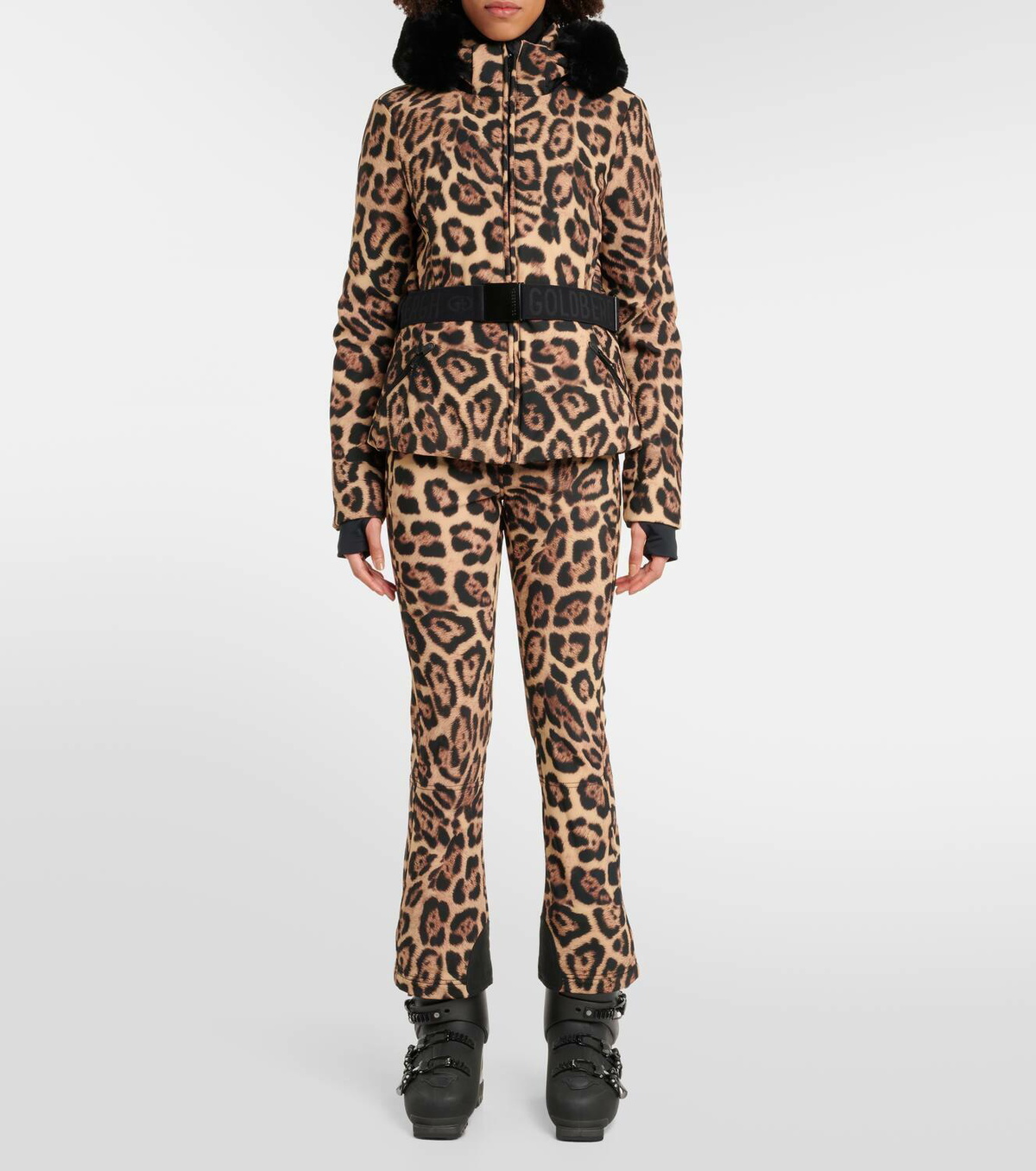 Goldbergh Purr leopard-print ski pants Goldbergh