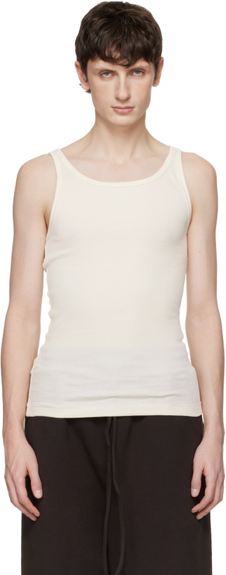 Photo: SKIMS Three-Pack Multicolor Skims Cotton Rib Tank Tops