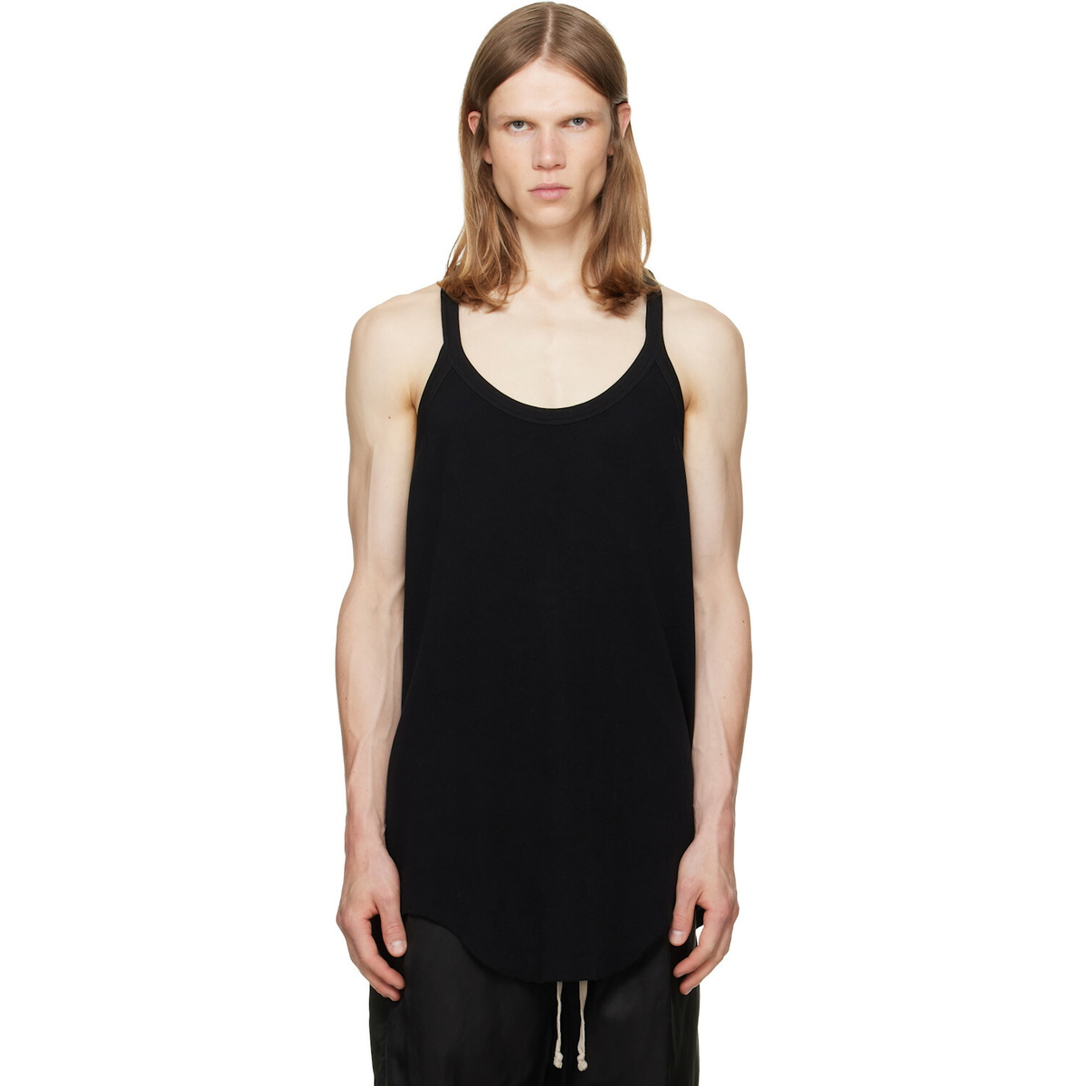 Rick Owens Black Tower Pony T Tank Top
