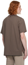 Thom Browne Brown Striped T-Shirt