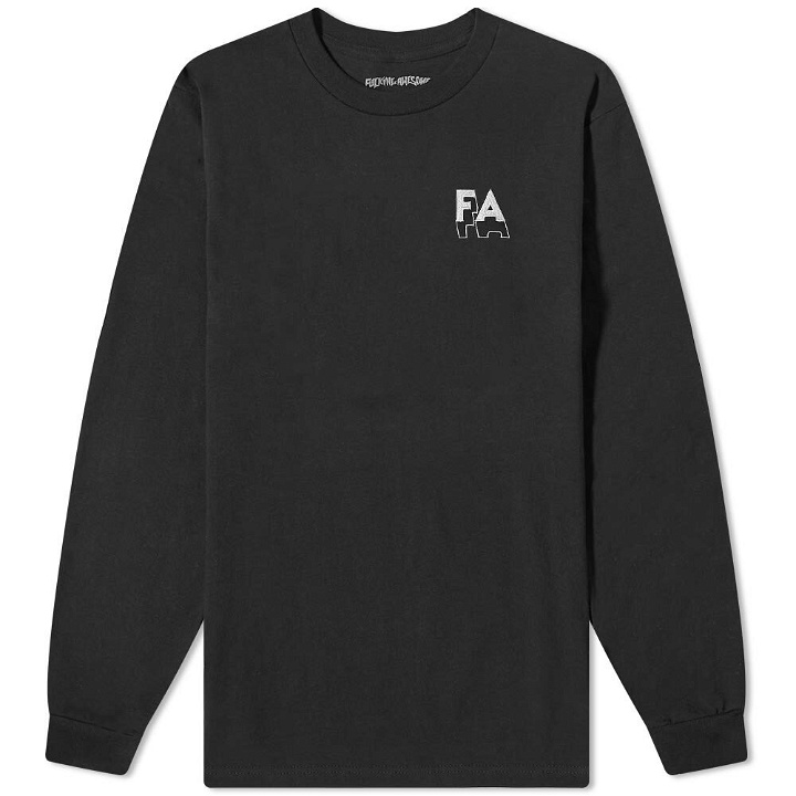 Photo: Fucking Awesome Men's Long Sleeve FA 3D T-Shirt in Black