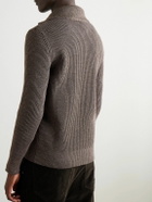 S.N.S Herning - Fender III Ribbed Wool Half-Zip Sweater - Neutrals