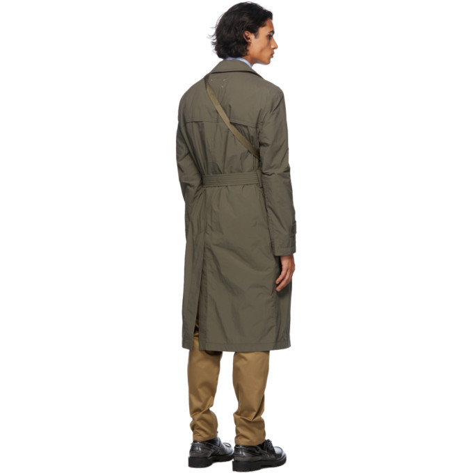ジャケット・アウター Maison Margiela nylon trench coat 25SS Maison Margiela Deconstructed Trench Coat | Green | FARFETCH