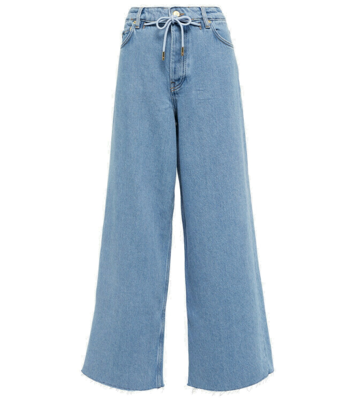 【関税&送料込み】Ganni Future Grey Wide Leg Jeans Ganni Re-Cut wide-leg jeans GANNI