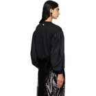 Simone Rocha Black Puff Sleeve Balloon Long Sleeve T-shirt