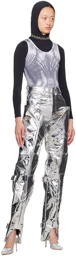 BONBOM Silver Layered Trousers