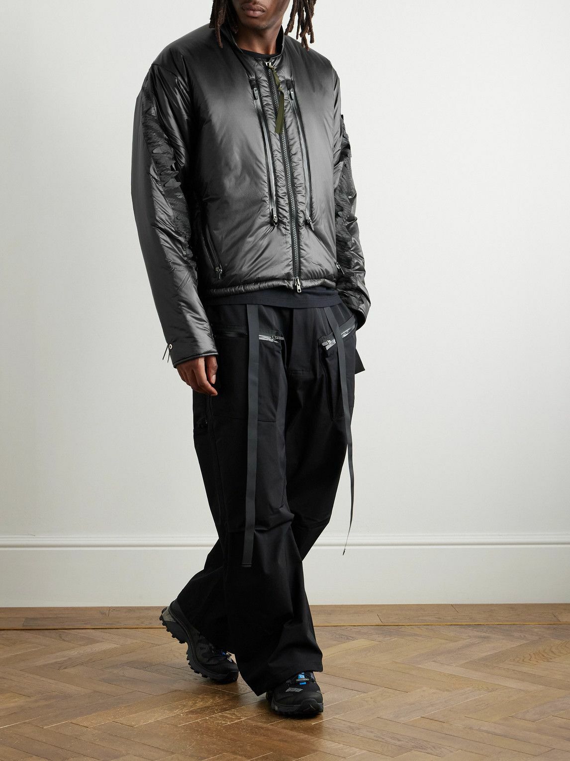ACRONYM - J14-PX Padded Coated-Shell Bomber Jacket - Black