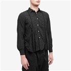 Comme des Garçons Men's Garment Treated Split Shirt in Black