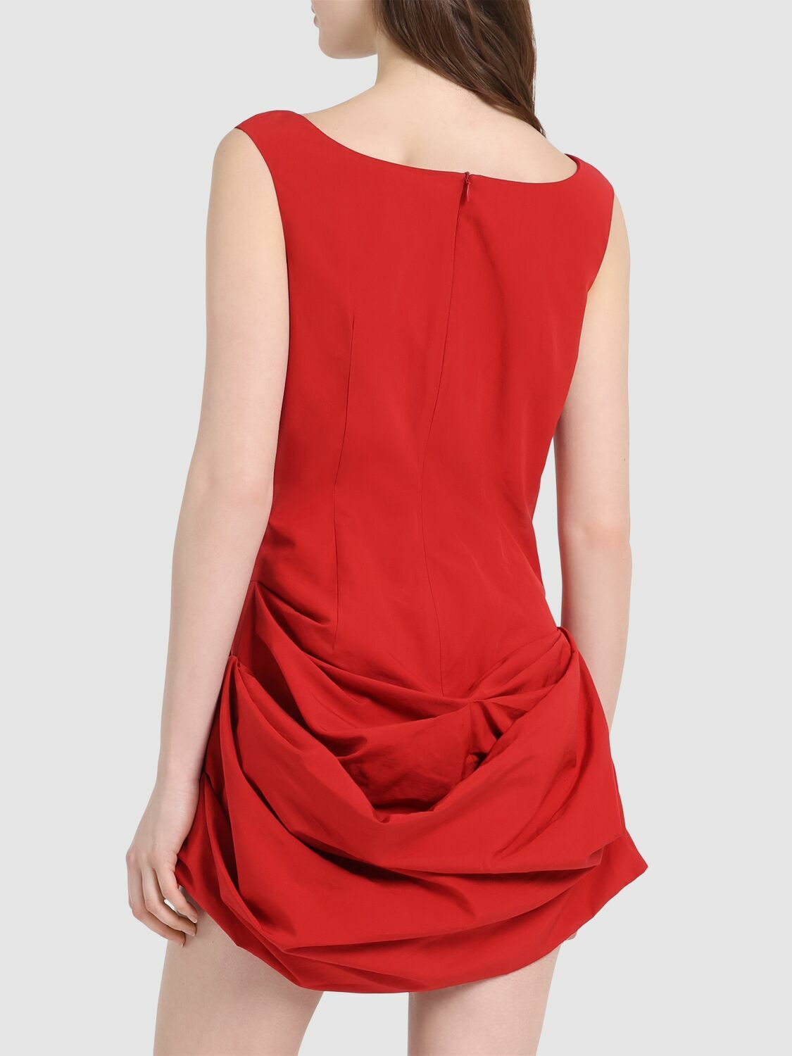 MAGDA BUTRYM Draped Viscose Blend Mini Dress Magda Butrym