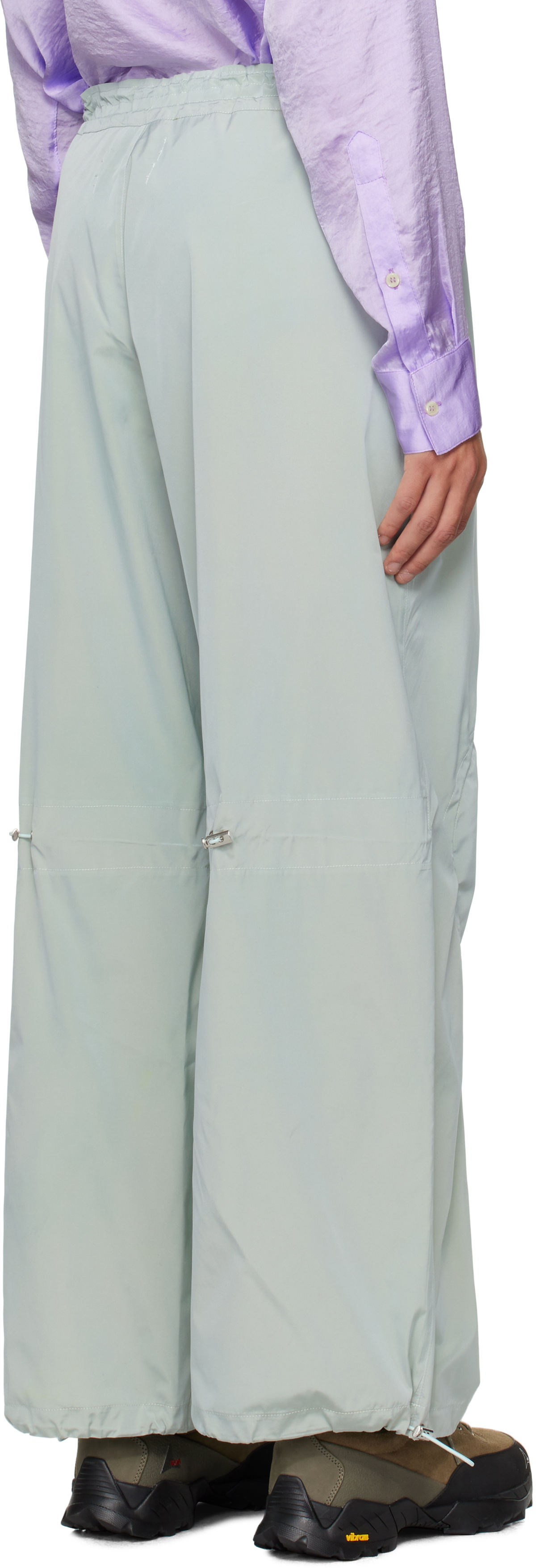 Charlie Constantinou Blue Adjustable Fit Knee Trousers