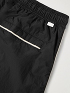 Nike - Sportswear Twill-Trimmed Nylon Drawstring Shorts - Black