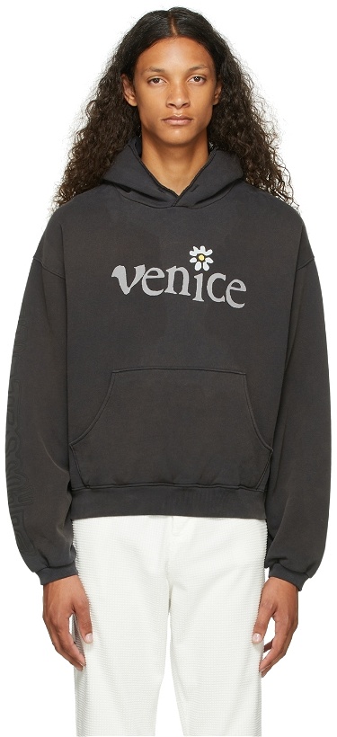 Photo: ERL Black 'Venice Be Nice' Hoodie