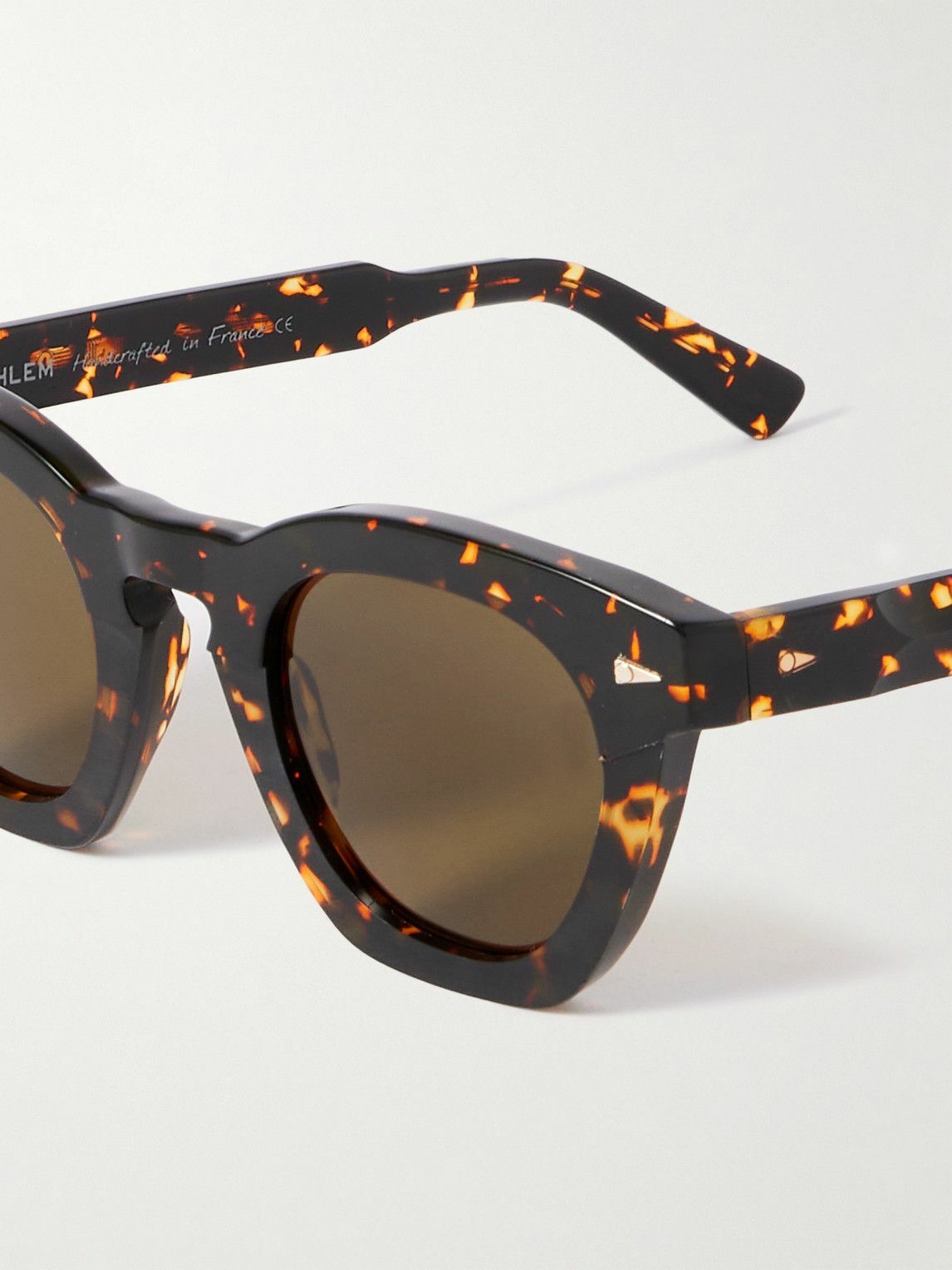 AHLEM - Montorgueil Round-Frame Tortoiseshell Acetate Sunglasses