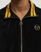 Sergio Tacchini COURT VELOUR TRACK TOP Black Mens Track Jacket