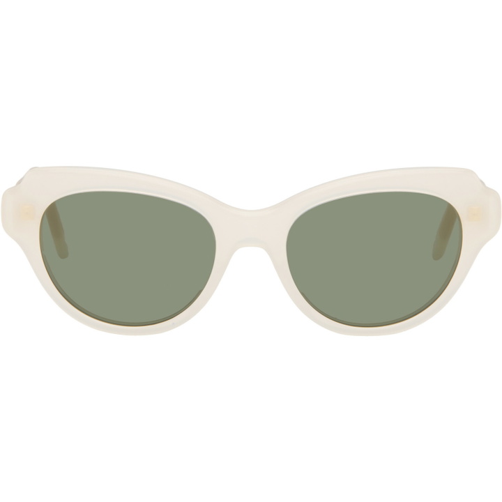 Photo: LOEWE White Swan Slim Sunglasses