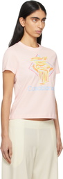 Casablanca Pink Diamond Column T-shirt