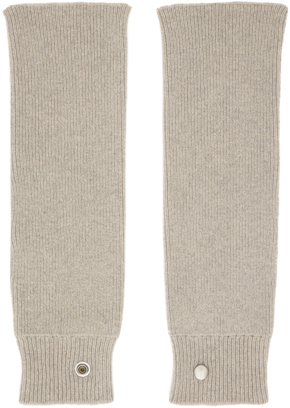 Photo: Rick Owens Off-White Cashmere Arm Warmers