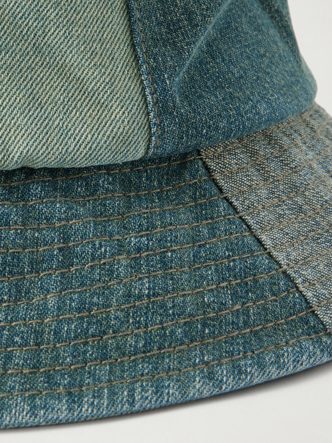 MANAAKI - Patchwork Denim Bucket Hat
