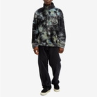 New Amsterdam Surf Association Men's Oyster Half Zip Fleece in Tie Dye