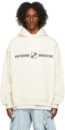 We11done Off-White Patched Mirror Logo Hoodie