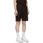 Saturdays NYC SSENSE Exclusive Black and Red Austin Shorts