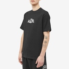 Lo-Fi Men's Mushroom Logo T-Shirt in Black