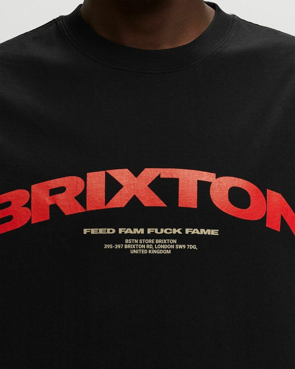 Bstn Brand Brixton Arche Tee Black - Mens - Shortsleeves